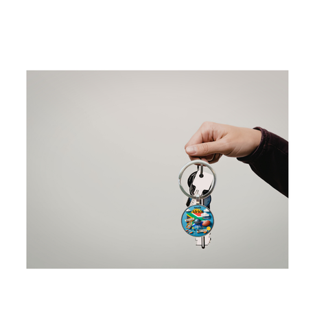South Africa Flag Keyring Braaivleis Sunnyskies Rugby Novelty Souvenir 2 pack