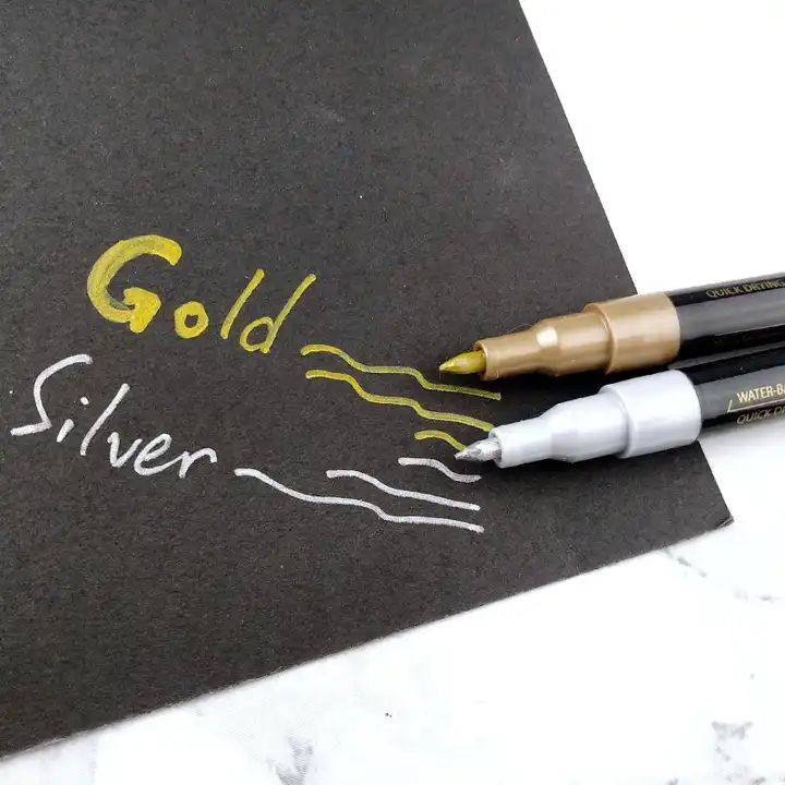 12 Metallic Pens for Arts & Craft