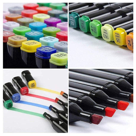 Touch 168pc Double Sided Markers Art Gift Set with Carry Case