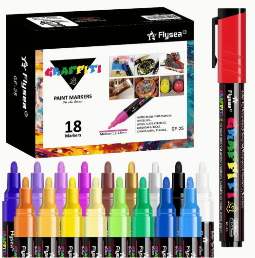 Graffiti Paint Markers 2.5mm thickness Art&Crafts Scrapbooking Hobby Gift