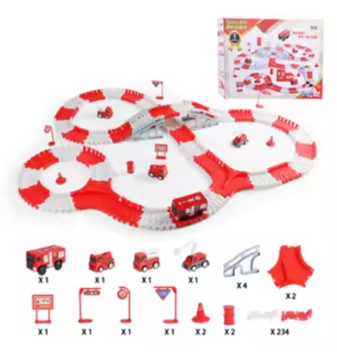 253 Piece Fire Truck Rescue Vehicle