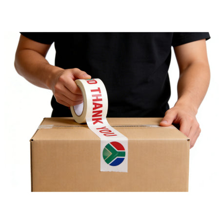 100 Meter Heavy Duty Adhesive South Africa Thank You BOPP Tape