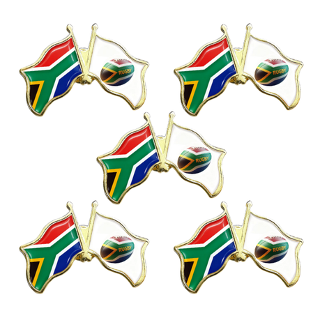 Rugby Lapel Pin 5 pack