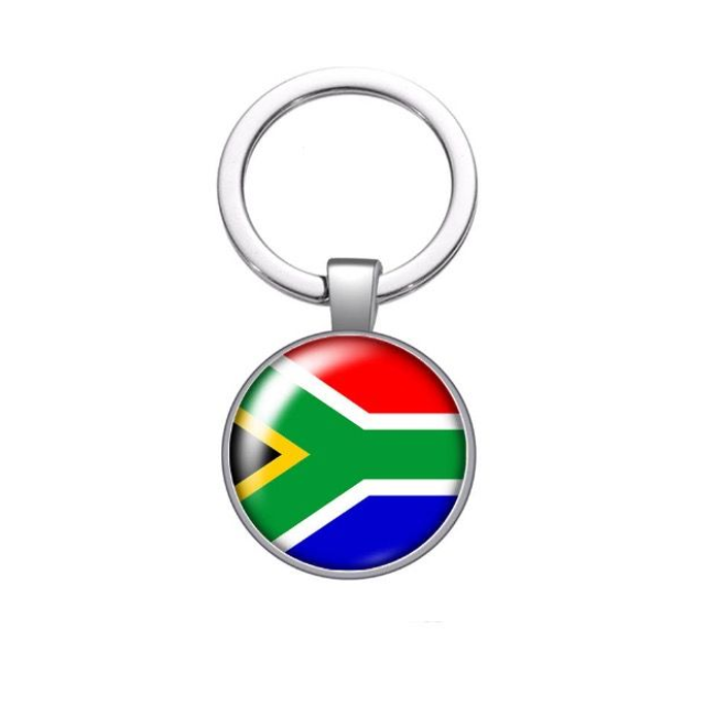 South African Flag Keyring