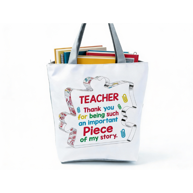 2PK Teacher Appreciation Thank You Mug and Tote Bag Gift Set