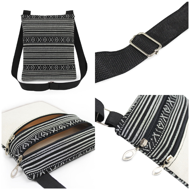 Teacher Appreciation Bohemian Linen Sling bag 19X23.5cm - You Are Kind