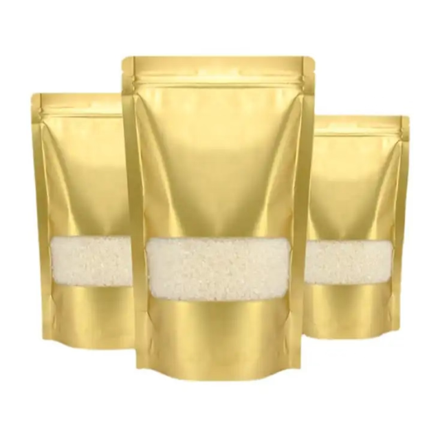 100 pack Resealable Colour Holographic Stand up Pouch Gift Package 15x22cm