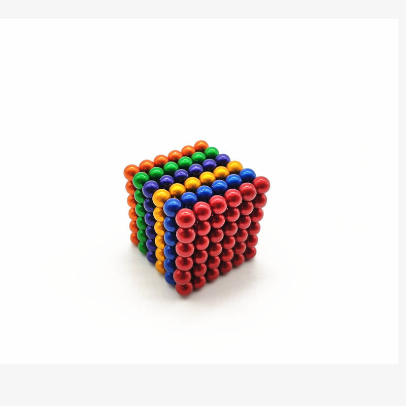 Multi Colour Magnetic Cube Balls Set - Gift Toys Education