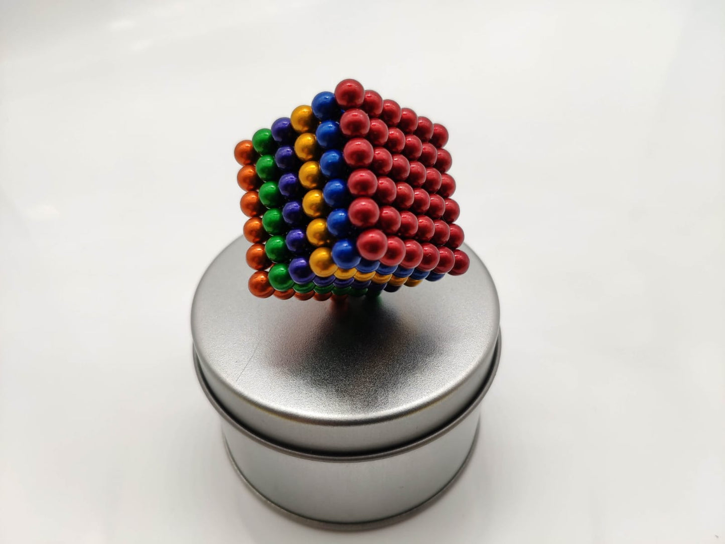 Multi Colour Magnetic Cube Balls Set - Gift Toys Education