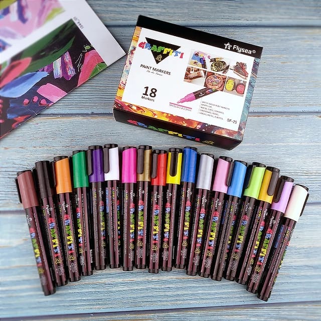 Graffiti Paint Markers 2.5mm thickness Art&Crafts Scrapbooking Hobby Gift