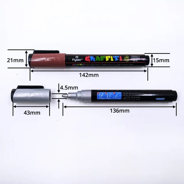 Graffiti Paint Markers 2.5mm thickness Art&Crafts Scrapbooking Hobby Gift