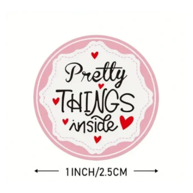 Pretty Things Inside Sticker Roll 500pcs