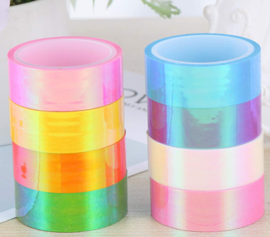 8 Laser Film Rolls Washi Tape -5M
