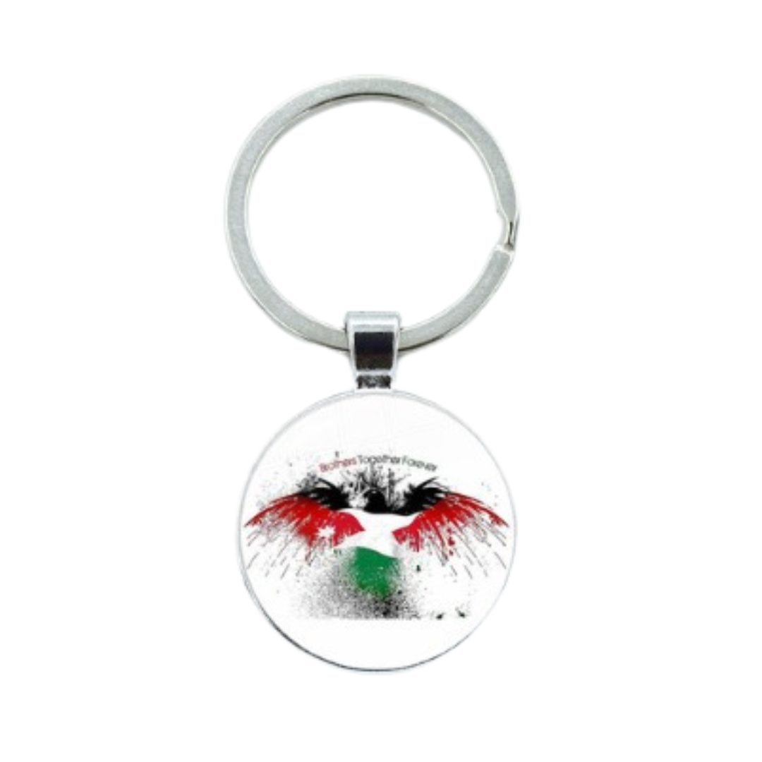 Stainless Steel Palestine Keyring -16 Designs