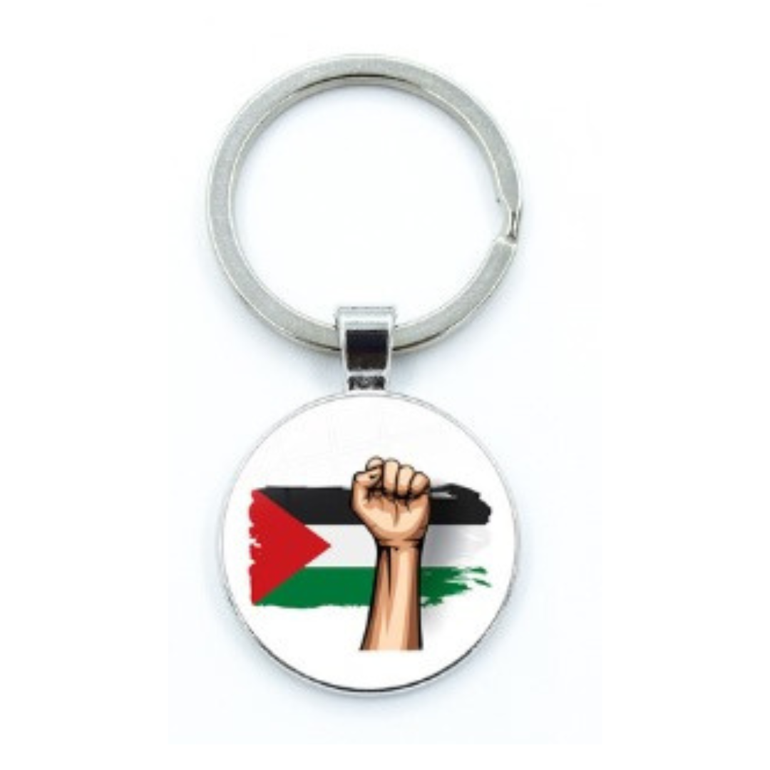 Stainless Steel Palestine Keyring -16 Designs