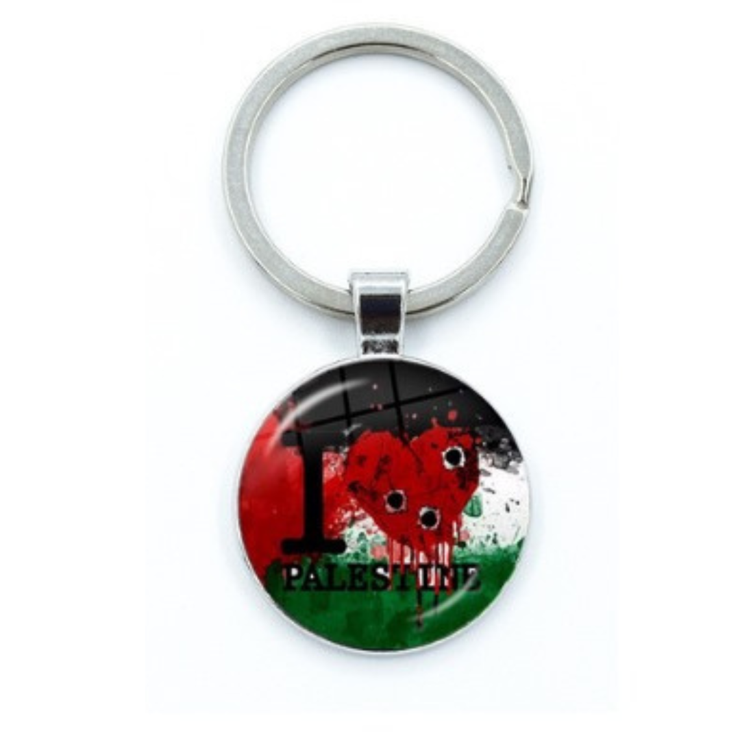 Stainless Steel Palestine Keyring -16 Designs