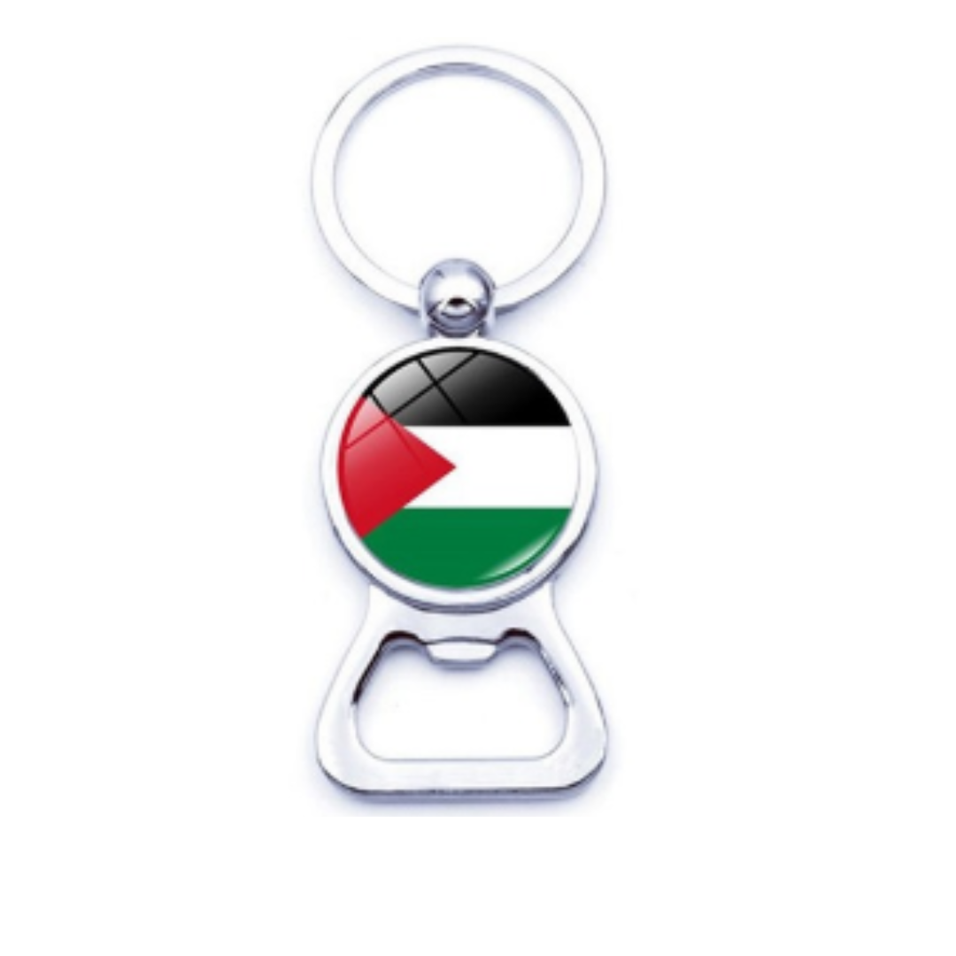 Palestine Keyring + Bottle Opener Stainless Steel -5 Designs