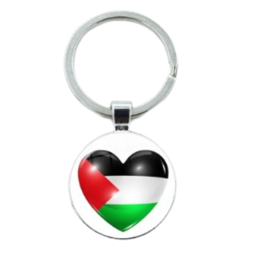 Stainless Steel Palestine Keyring -16 Designs