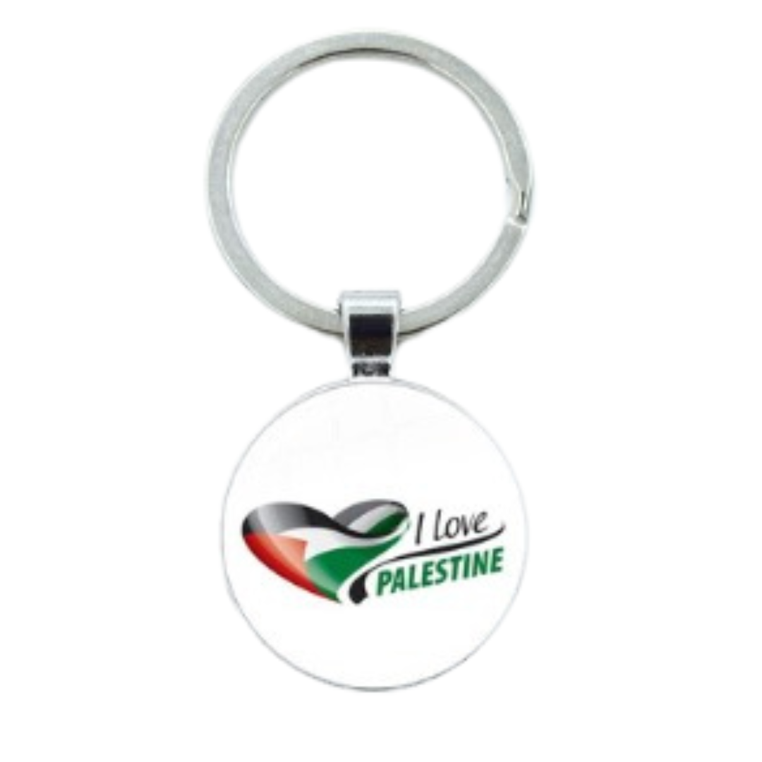 Stainless Steel Palestine Keyring -16 Designs