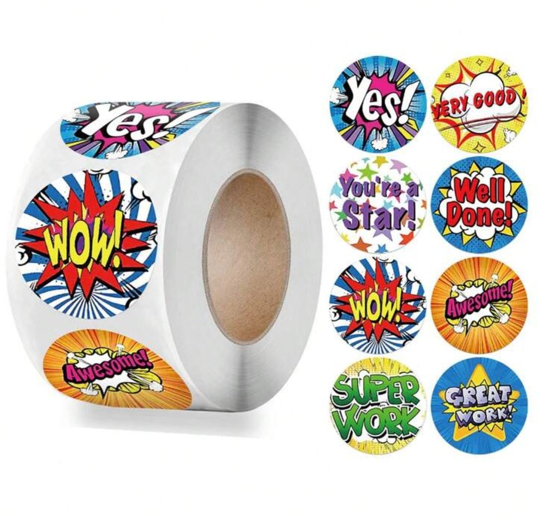 Wow Motivational Sticker