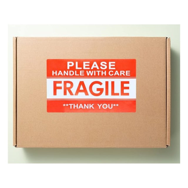 2PK Combo 100 Pink Thank you Polymailer Bags & 500 Fragile Stickers