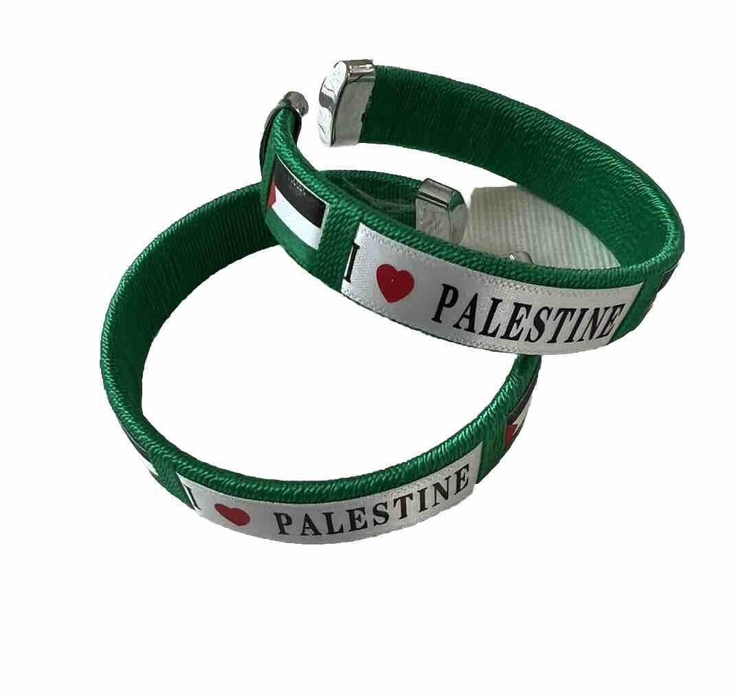3 Pack Palestine Bracelets -Black Red Green