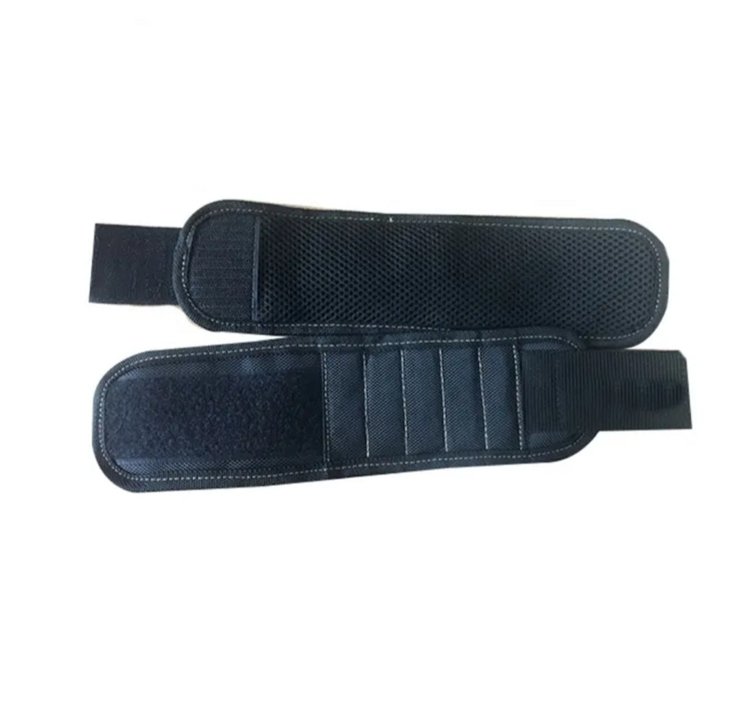 Magnetic Wrist Band Tool holder Armband - Black