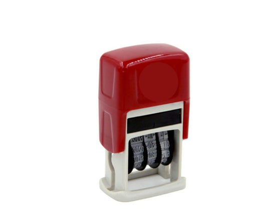 Self Inking Digital Date Stamp 26x 5mm Green Ink Easy Grip