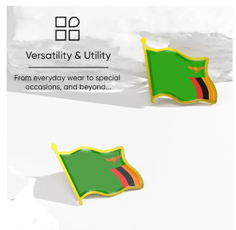 Ethiopia Africa National Flag Lapel Pin