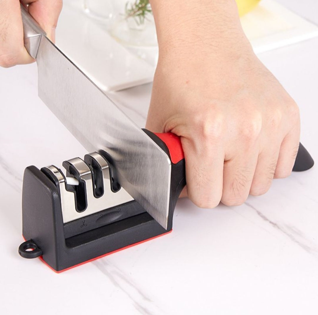 8 Piece Kitchen Knife Set Stainless Steel with Chopping Board and Knife Sharpener