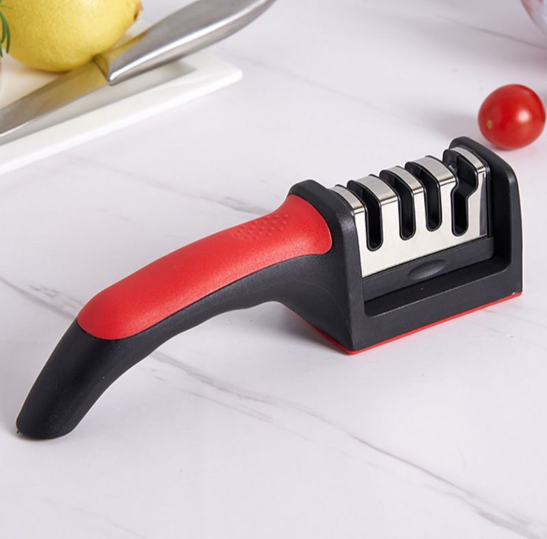 8 Piece Kitchen Knife Set Stainless Steel with Chopping Board and Knife Sharpener