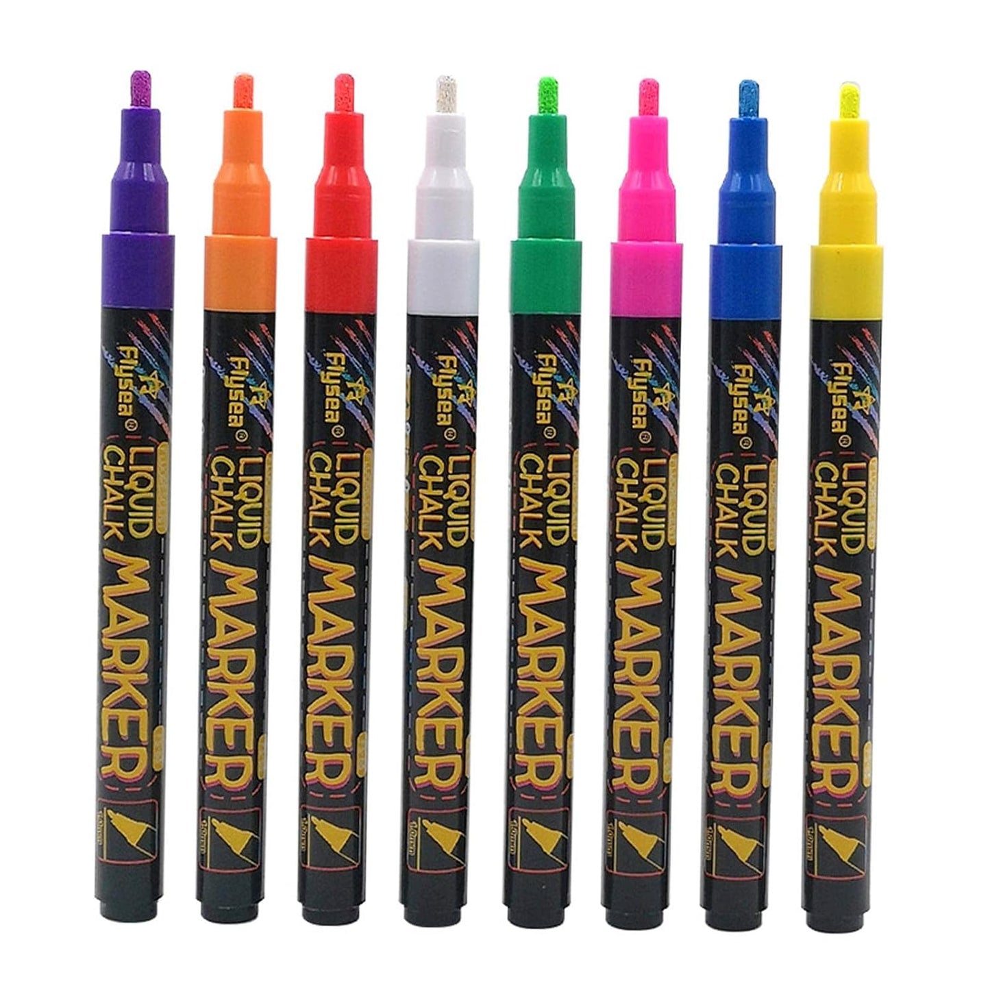 8 Colour Liquid Chalk Marker Pens