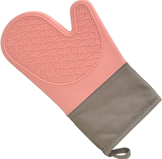 Silicone Non Slip Gloves 2 Piece - Coral