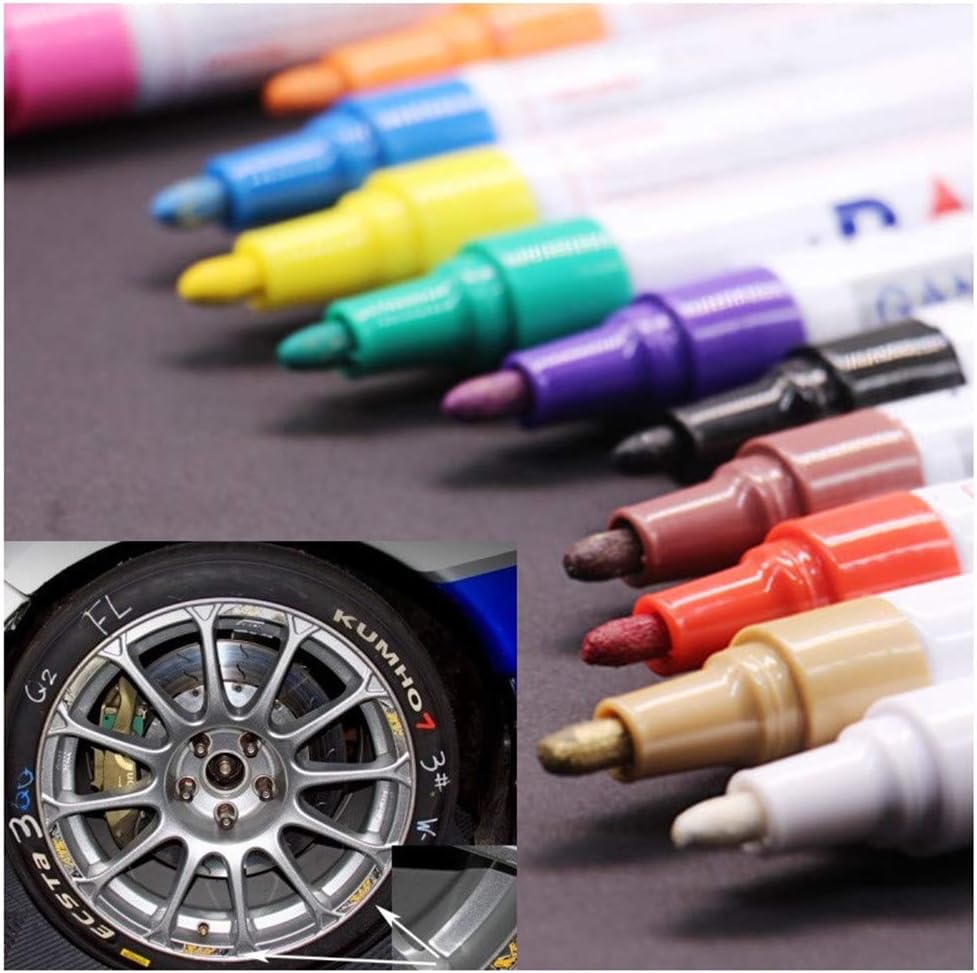 12 Oil Based Paint waterproof permanent markers
