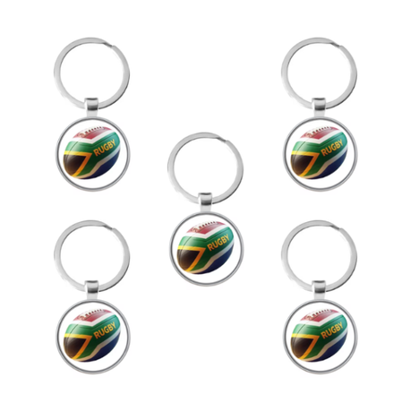 Rugby Keyring 5 pack