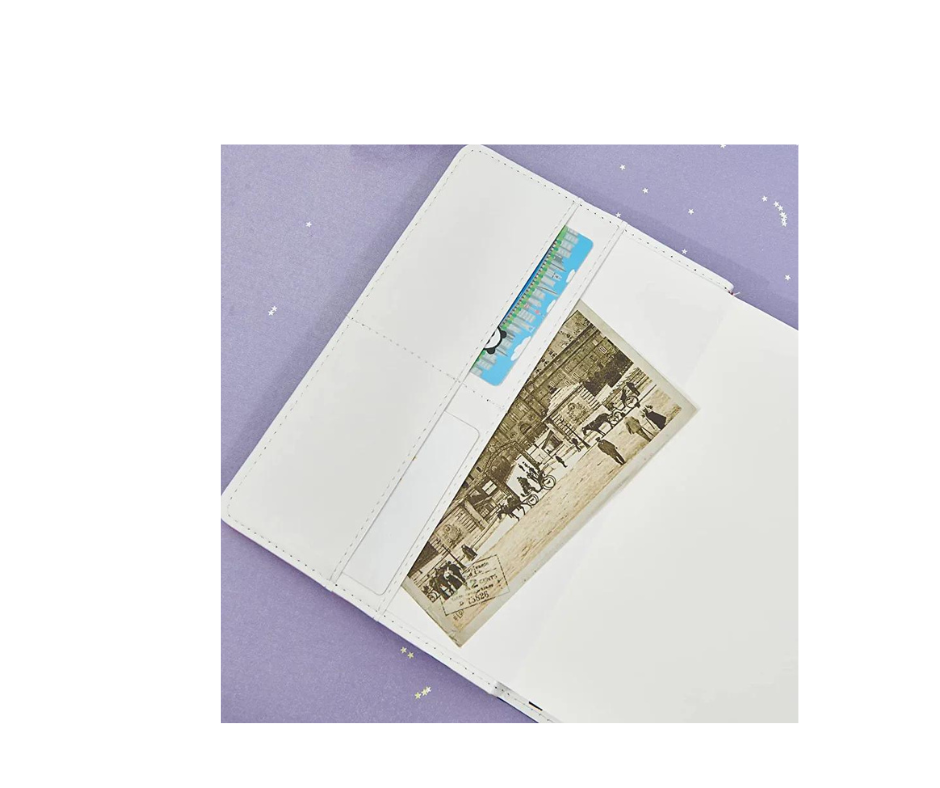 Combination Lock A5 Notebook Diary Journal Soft PU Leather Cover OuterSpace - 5 Pack