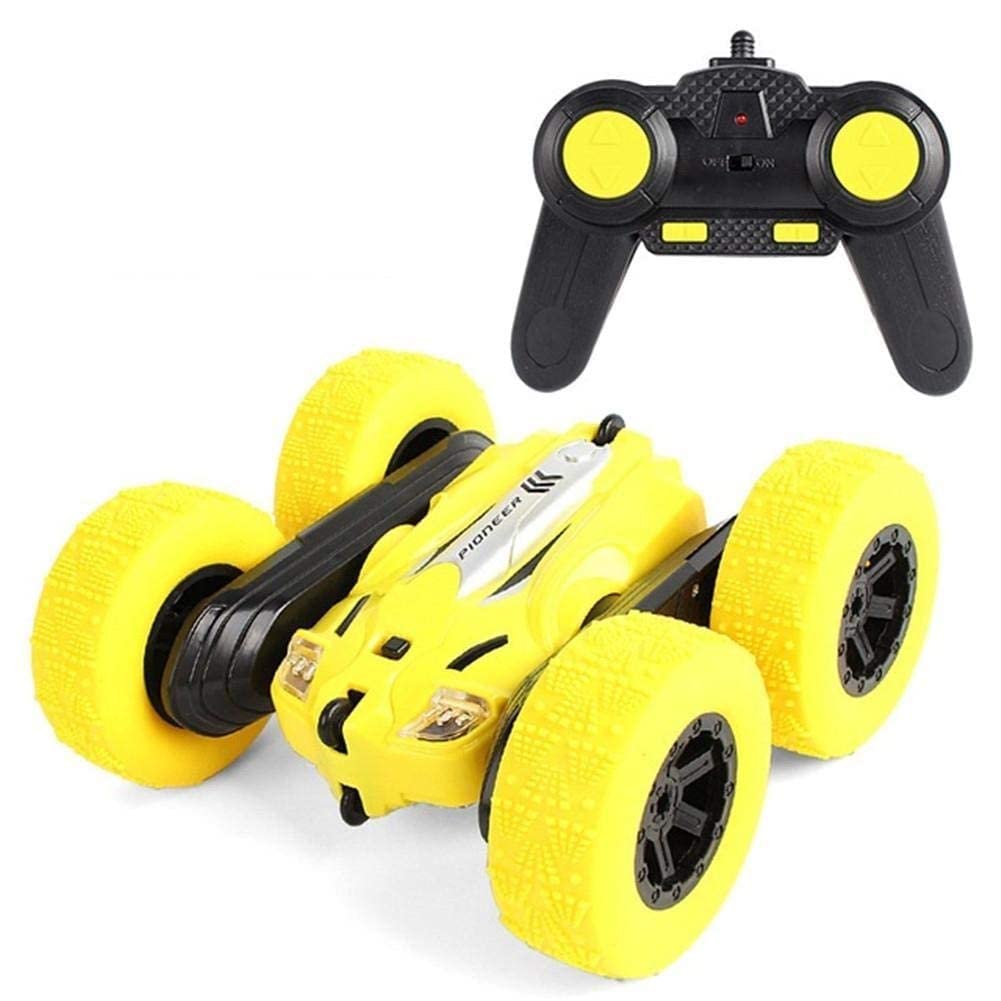 Remote Control Stunt Car Truck Double Sided 360 degree Flip LED light 3 PACK