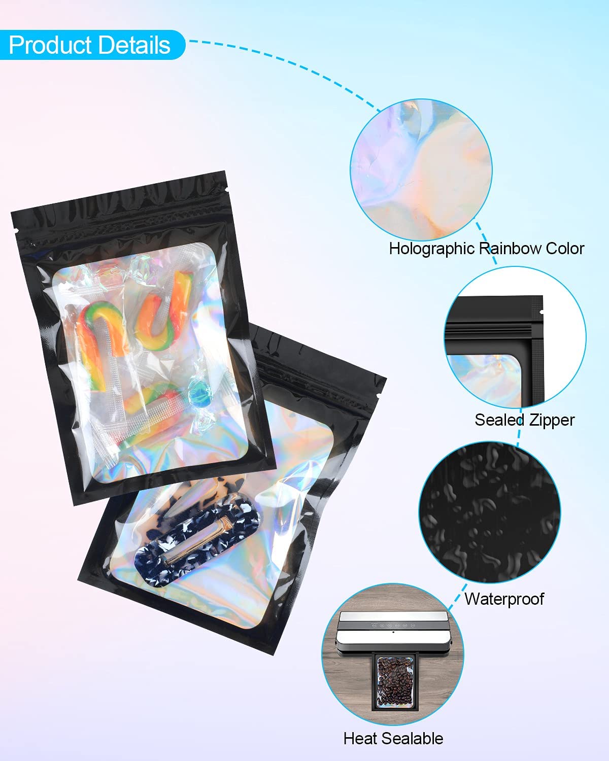 Black Holographic Bags