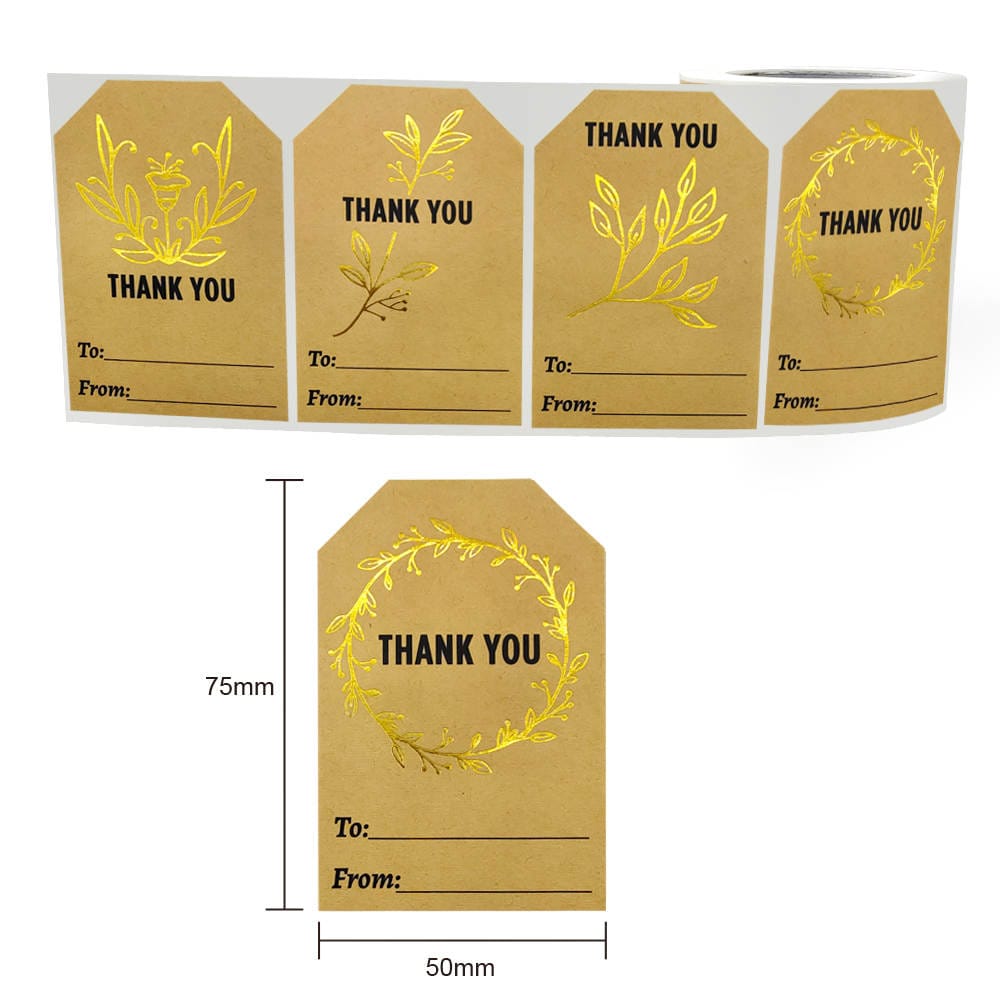 Thank you Label sticker 2
