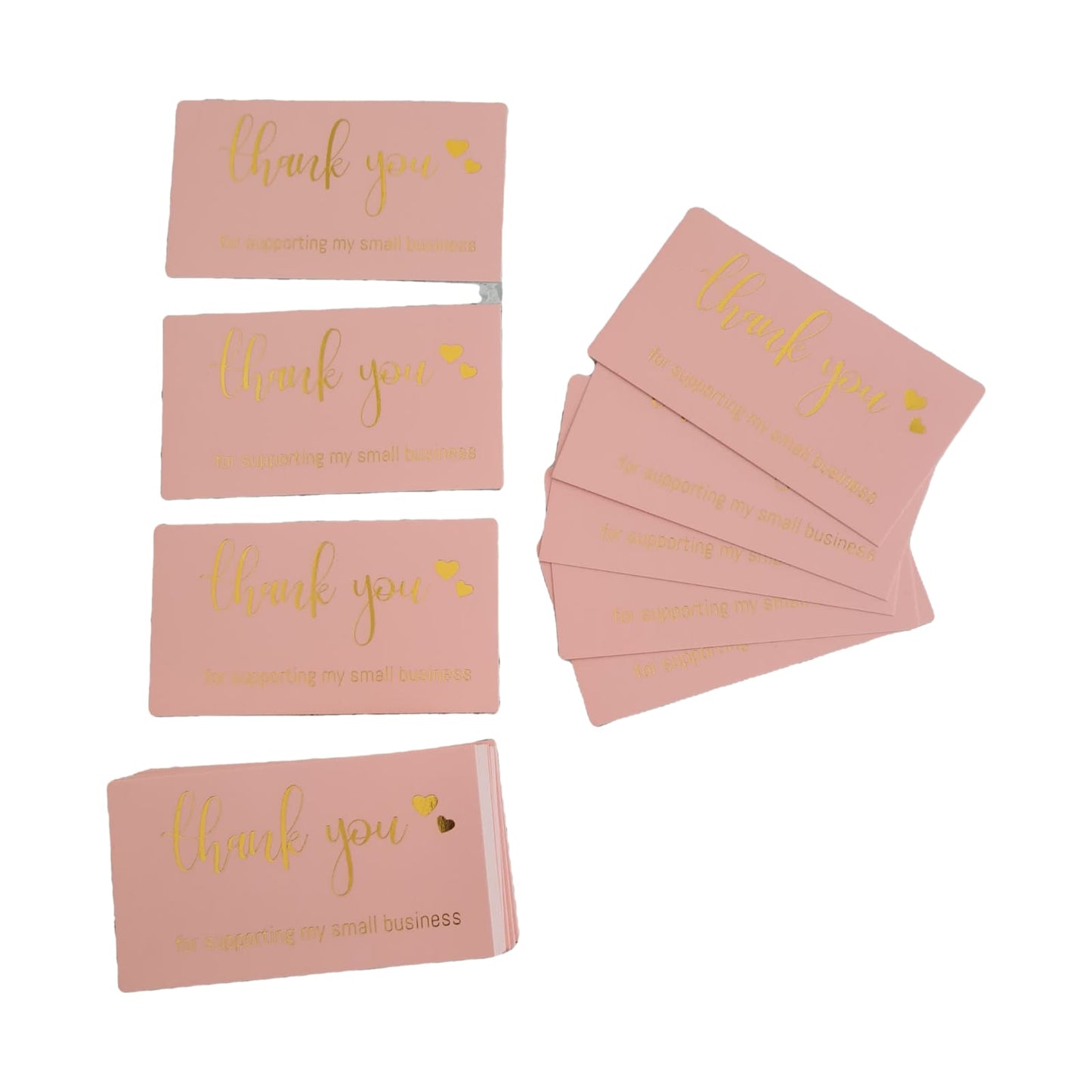Pink Thank You Card