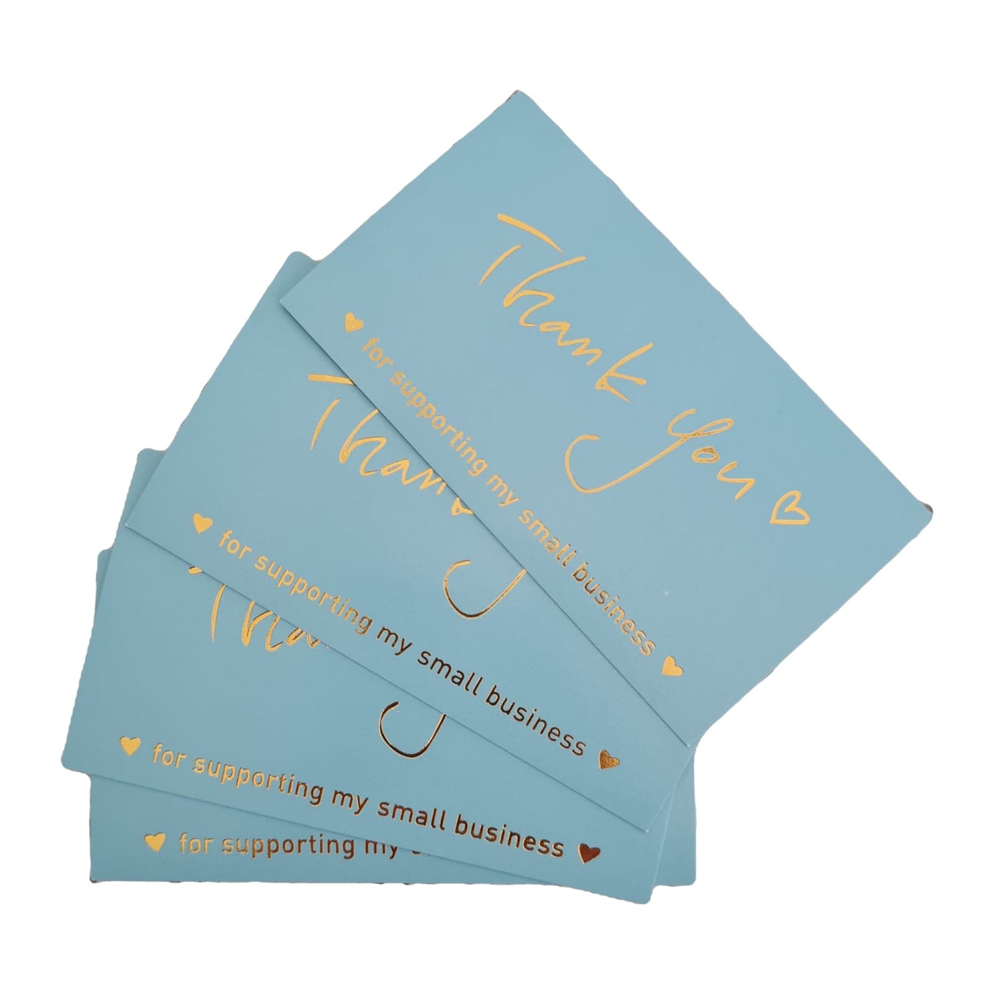 Blue Thank You Card