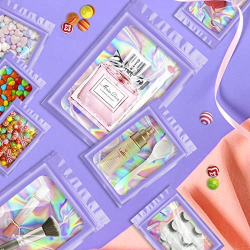 Purple Holographic Bags