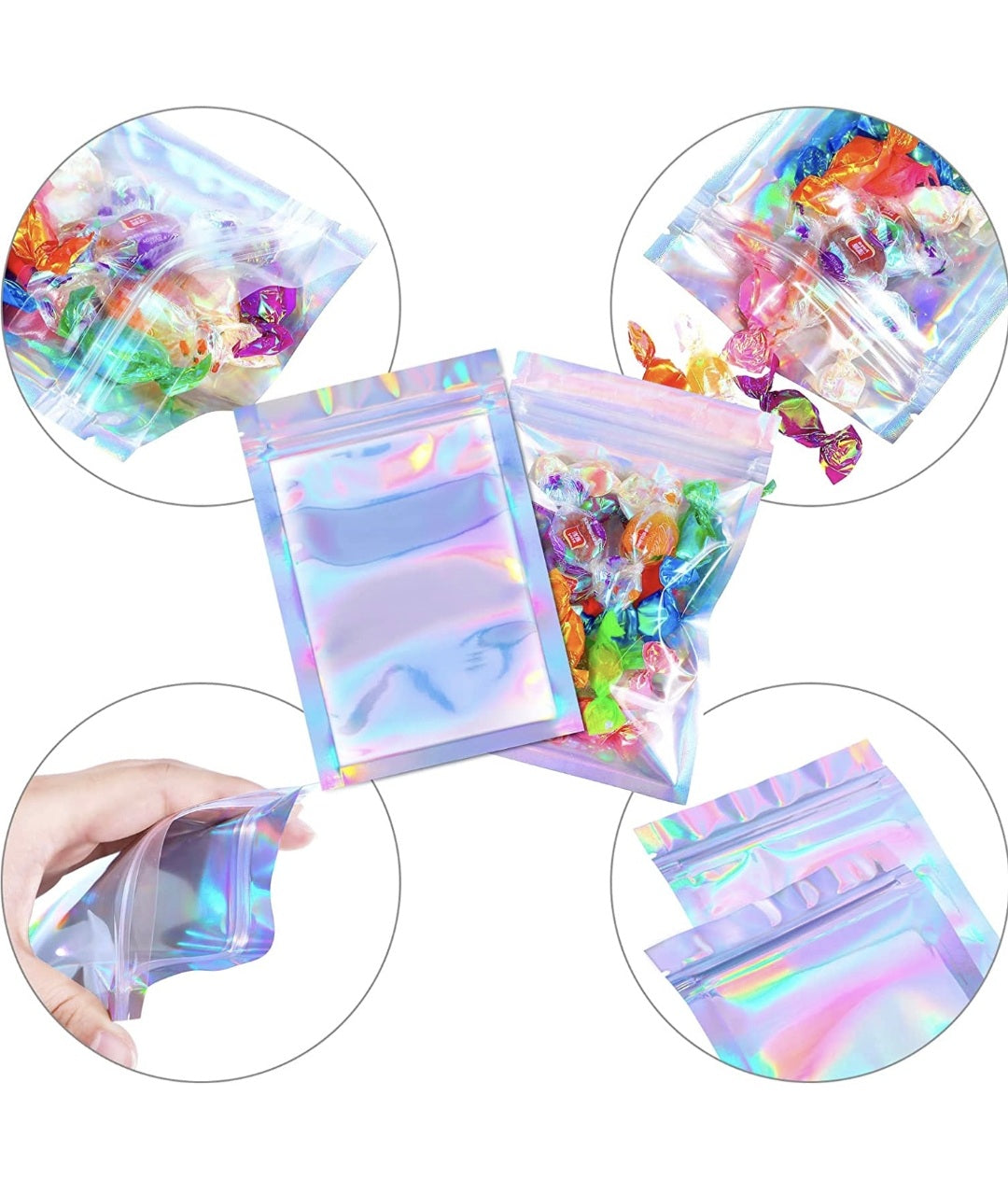 Holographic Bags (Silver)