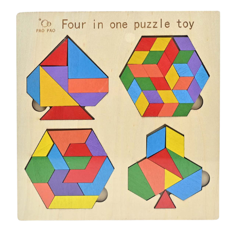 Wooden Puzzle Toy (8 types)