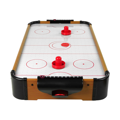 Mini Tabletop Air Hockey Game Electric Hockey Table with Pucks & Pushers