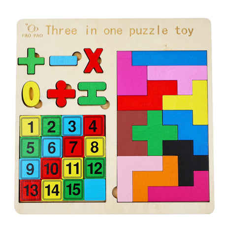 Wooden Puzzle Toy (8 types)