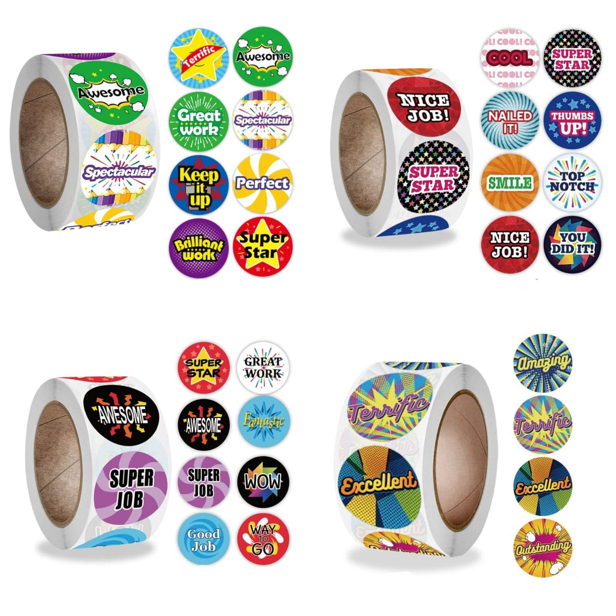 4 Combo (2000 stickers) thumbs up