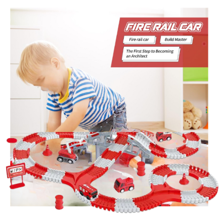 253 Piece Fire Truck Rescue Vehicle