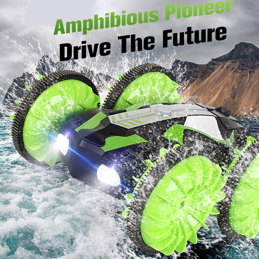 Remote Control 4WD Monster Stunt Car High Speed 360 Flip Amphibious