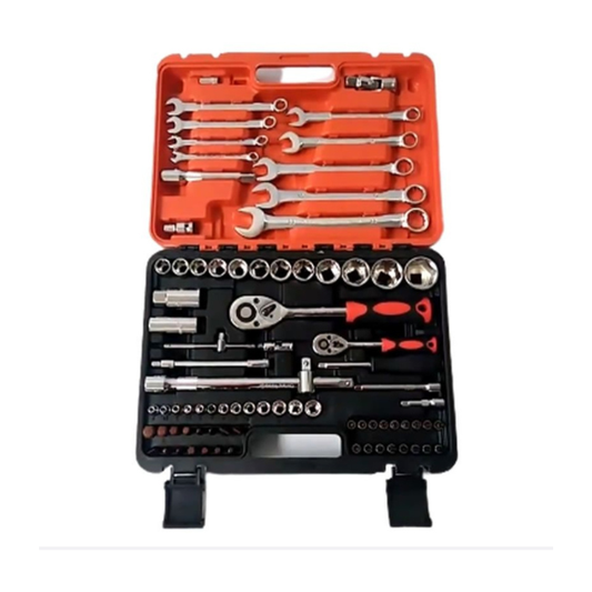 82 Piece Socket Automobile Wrench Auto Combination Set Toolbox